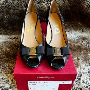 Salvatore Ferragamo Ribes in Nero Calf